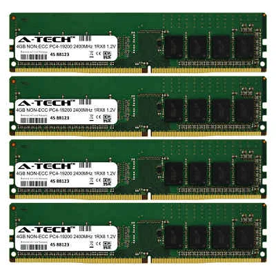 16GB Kit 4x4GB For Dell OptiPlex Desktop 5050 5055 7040 7050 7060 SFF Ram Memory - Image 1 of 3