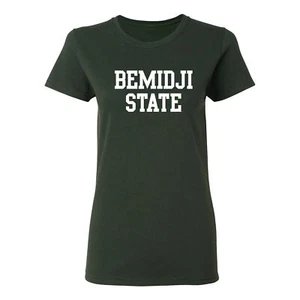 Bemidji State Beavers Basic Block Womens T Shirt - Forest - Picture 1 of 7