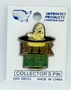 Anaheim Mighty Ducks 1993 First Hat Trick Terry Yake NHL Hockey Collectors Pin - Picture 1 of 4