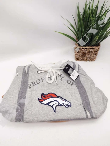 Ladies Embroidered Hoodie Purse Handbag - Denver Broncos - NFL Cover