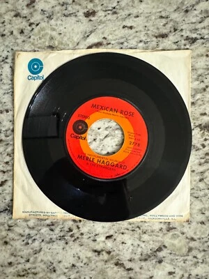 Merle Haggard - Mexican Rose/Street Singer OG 45 RPM, Capitol Records, 1970 - Image 1 of 2