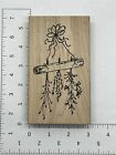 Judith Stick Plants Hanging Dry Herbs Ribbon Rubber Stamp 1996