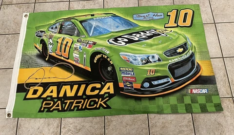 Danica Patrick GoDaddy 10 Nascar Autoracing ~ 3 X 5' Flag w/Grommets Cover