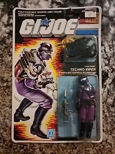 GI Joe Techno-Viper Cobra Battlefield Technician 1987 Action Figure New Sealed - Picture 1 of 5