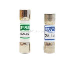 BUSSMANN DMM-B-11A + DMM-B-44/100 44mA 1000VAC/DC BUSS FUSE For Multimeter - Picture 1 of 5