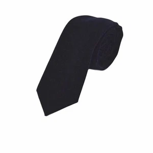 Luxury Navy Blue Velvet Tie - Picture 1 of 1