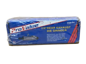 CARQUEST by Pro Value 1/4" Right Angle Air Die Grinder 2320-PV Rear Exhaust *NEW - Picture 1 of 4