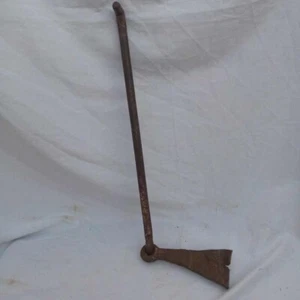 Antique Large Barn Door Iron Hasp Hook Latch Wrought Iron Handmade Blacksmiths - Picture 1 of 9