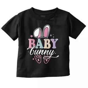 Cute Sprint Easter Rabbit Ears Baby Bunny Toddler Girl Youth T Shirt For Kids - Picture 1 of 5