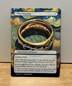 MTG - The One Ring - Estilo Van Gogh - Tarjeta para EDH y prueba de juego - Imagen 1 de 1