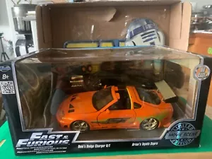 Jada Fast & Furious Dodge Charger Toyota Supra Movie Scene Edition 1/24 Die Cast - Picture 1 of 19