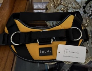 ShawnCo Essential Dog Harness No-Pull Vest 3 Leash Clips No Choke YELLOW MED NWT - Picture 1 of 20