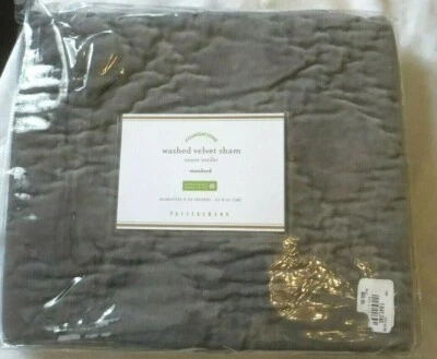 Funda de almohada Pottery Barn vacaciones Disney terciopelo falso seda gris fiesta regalo dormitorio, Foto 1 de 4