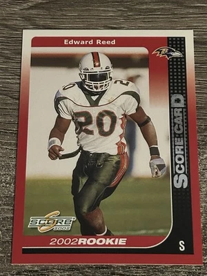 Edward Reed 2002 Score SCORECARD Rookie #324 (328/400) NM-MINT Ravens RC Ed Reed - Image 1 of 2