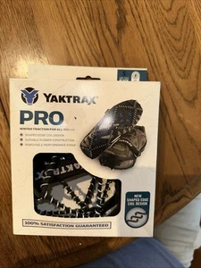 Yaktrax Pro Ice Boot / Shoe Traction Device Grips Black Small - Picture 1 of 4
