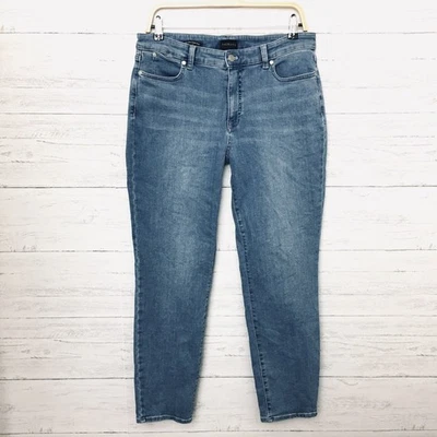 Talbots Women's Jeans Slim Ankle Straight Leg Stretch size 10 length 28" - Image 1 of 4