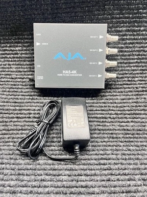 Convertidor AJA HA5-4K Mimi 4K HDMI a 4K SDI con fuente de alimentación usado Foto 1 de 4