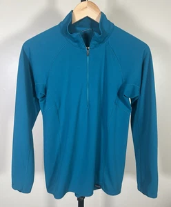 Patagonia $99 Capilene Blue Mid-weight 1/4 Zip Fleece Pullover Hike Women's Sz S - Picture 1 of 14