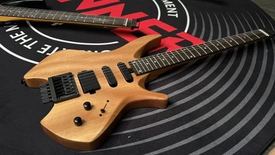 🎸 Donner NHL-500 Headless Electric Guitar H-S-S Solid Body + Gig Bag | Natural - Image 1 of 4