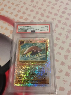 2002 Pokémon Kabuto - Rev Foil - Legendary Collection #48/110 - PSA 8 - Image 1 of 4
