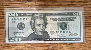 2013 $20 Dollar Birthday Anniversary Note RARE Fancy 05031993 May 3 1993 - Picture 1 of 2