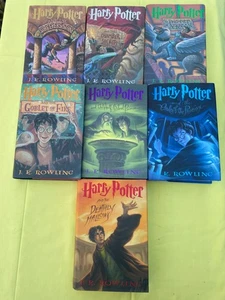 Harry Potter Full Book Set 1st Edition Print  Vol. 1-7 Hardcover - Picture 1 of 3