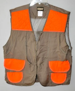 Saf T Bak Hunting Vest Blaze Orange Pockets Game Bag Mens 2XL - Picture 1 of 4