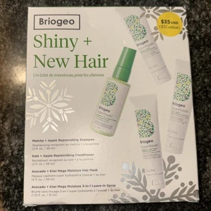 Briogeo Shiny New Hair Kit Replenishing Shampoo Conditioner Feuchtigkeitsmaske LESEN - Bild 1 von 13