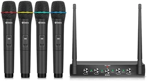 Debra Audio Pro UHF - Sistema Di Microfono Wireless a 4 Canali, Con Microfono La - Foto 1 di 12