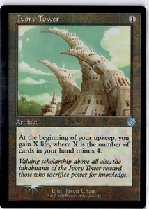 Torre de Marfil La Guerra de los Hermanos: Marco Retro Artefactos Lámina Jason Chan Magic Casi Nuevo - Imagen 1 de 2