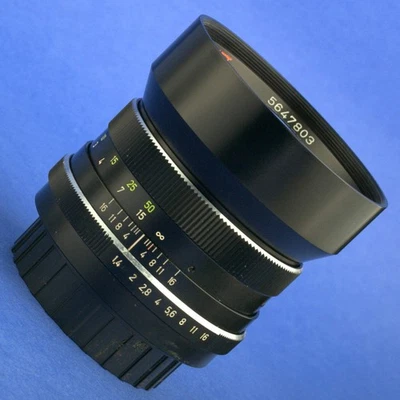 Zeiss Planar 85mm 1.4 HFT Lens Rollei QBM Mount - Image 1 of 4