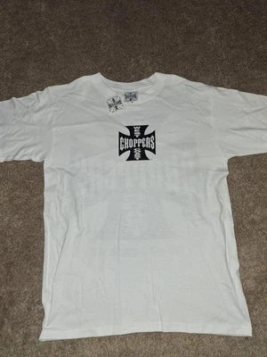 Camiseta de Playa Larga West Coast Choppers De Colección Camiseta Para Hombre Pequeña Doble Cara Nueva Con Etiquetas Foto 1 de 4