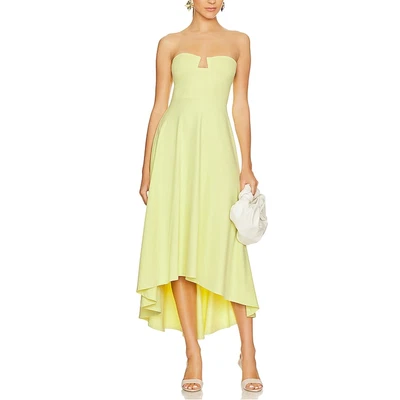 Vestido Susana Monaco Amarillo Alto Bajo Asimétrico Talla XS Foto 1 de 4