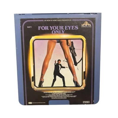 RCA Video Disc For Your Eyes Only James Bond 007 2 Disc Set Untested - Image 1 of 4