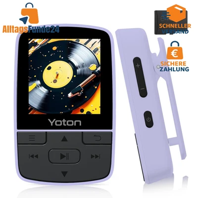 YOTON MP3-Player | Bluetooth 5.2 | 64 GB | Lila - Bild 1 von 4
