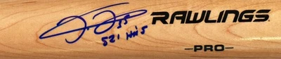 Frank Thomas Signed Blonde Rawlings Pro Baseball Bat w/521 HR's - Beckett W Holo - Image 1 of 4