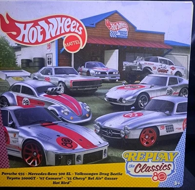 🔥2025 Hot Wheels Replay Classics Mattel 80º Aniversário ZAMAC Caixa Conjunto De 7🔥 - Imagem 1 de 4