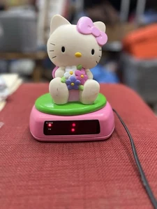 Vtg Sanrio NL-HKC206 Hello Kitty Bedroom Night Light Digital Alarm Clock Works - Picture 1 of 1