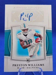 Panini National Treasures Signatures Preston Williams 2019 automático #112 60/90 (RC) - Imagen 1 de 4