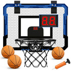 1pc Wall-Mounted Mini Basketball Hoop Set Indoor Outdoor Kids Toy - NEW