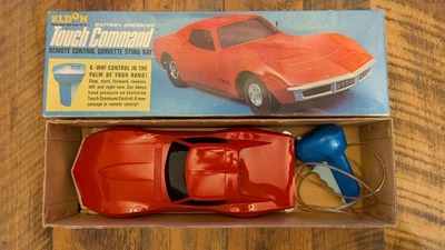 Coche de comando táctil con control remoto Eldon Corvette Stingray 1968 vintage  Foto 1 de 4