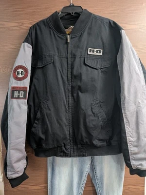 SIZE XL HARLEY DAVIDSON Men's Colorful Heavy Coat INVPV3864 - Image 1 of 3