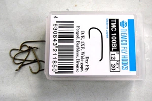 10 x Hameçons TIEMCO TMC 100BL H12 a 18 BARBLESS peche truite hook haken gancho - Photo 1/1