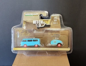Greenlight CHASE Hitch & Tow 1972 VOLKSWAGEN TYPE 2 TRAILER RED TIRE - Picture 1 of 9
