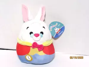 Peluche Squishmallows White Rabbit 7.5" Disney Alicia en el País de las Maravillas Kellytoy con etiqueta - Imagen 1 de 5