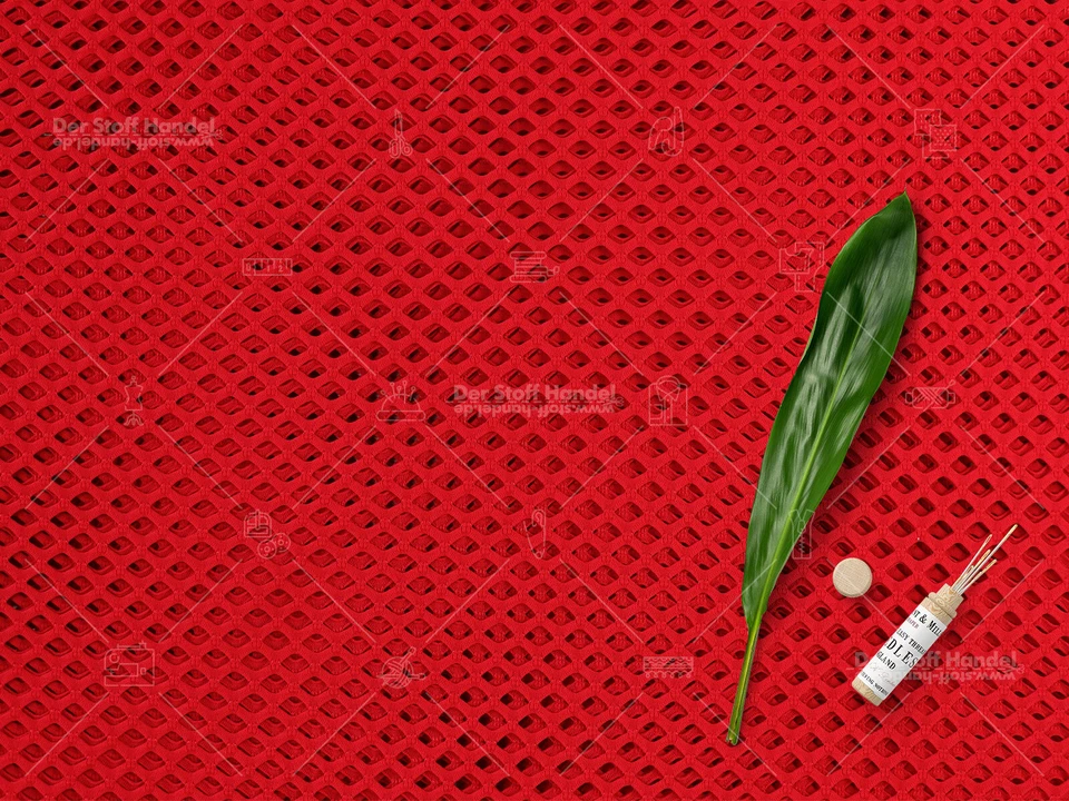 Netz Netzstoff Netzgewirke Grobmaschig Elastisch Shirts Kostüme ROT EUR 13,98/m - Bild 1 von 2