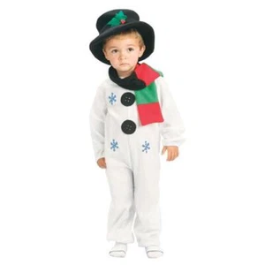 PUPAZZO DI NEVE NATALE BAMBINO COSTUME VESTITO COSTUME SET NATALE BAMBINI VESTITO FANTASIA - Foto 1 di 5