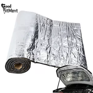 Amortiguador de sonido ignífugo autoadhesivo de 10 mm alfombrilla de aislamiento térmico capó de coche motor - Imagen 1 de 12