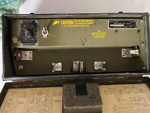US Army Signal Corps of Engineers SCR-625-C Land Mine Detector Amplifier