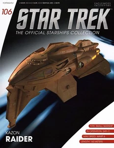 Star Trek Starships Magazine #106 Kazon Warship Eaglemoss - Photo 1/2